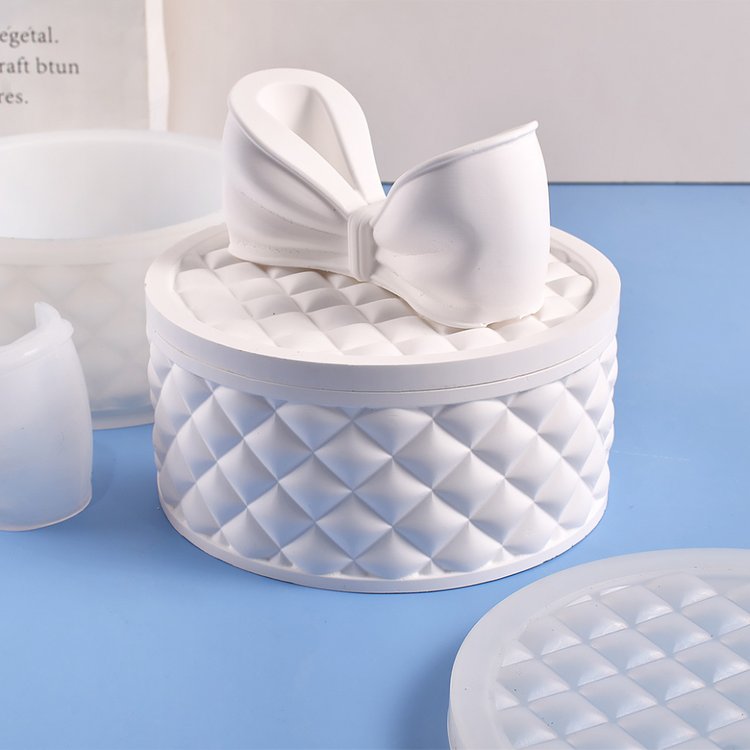 Силиконовый молд - Шкатулка №9, d 14 см, 1 шт. — картинка 4