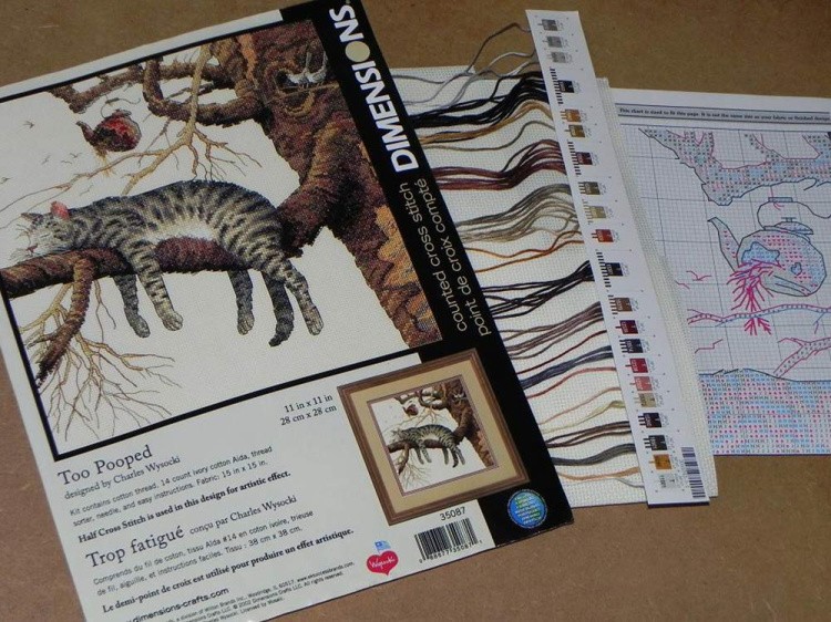 Набор для вышивания «Слишком устал» — картинка 4