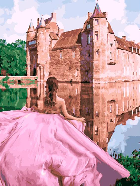 Картина по номерам «Дорога к замку»
