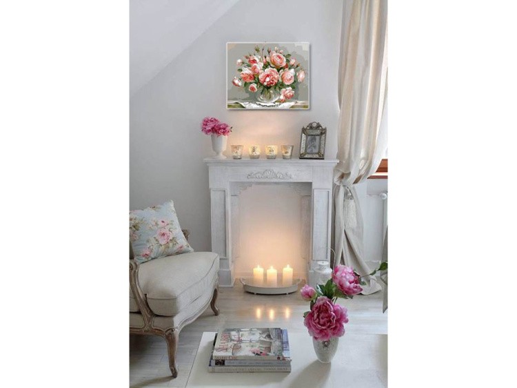 Картина по номерам «Розовый вечер» — картинка 2