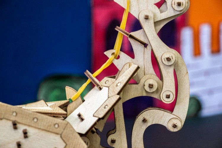 Конструктор из дерева «Катапульта SCORPIO», UNIWOOD — картинка 4