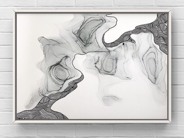 Алкогольные чернила янтарь (Amber) 20 мл, Craft Alcohol INK — картинка 7