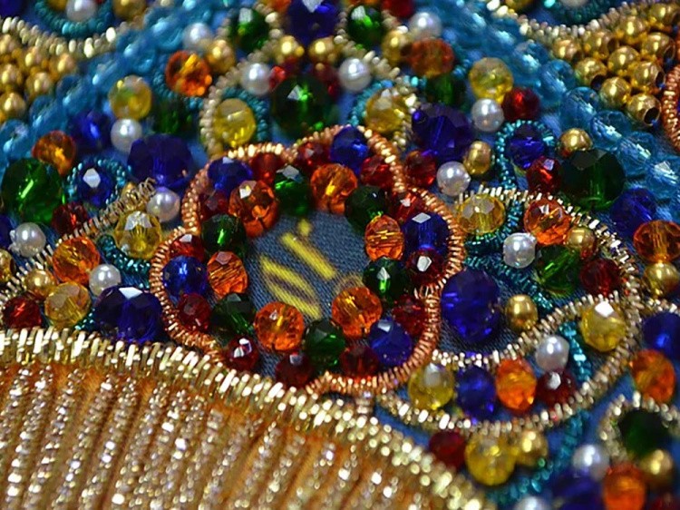 Набор вышивки хрустальными камнями «Богородица Иерусалимская» — картинка 8