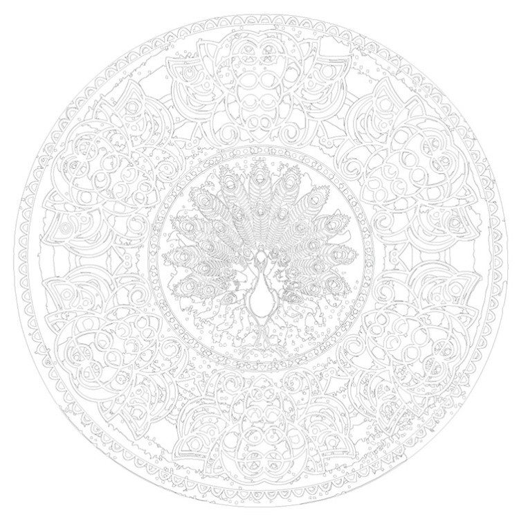 Картина по номерам «Религия, Буддизм: мандала 40x40» — картинка 3
