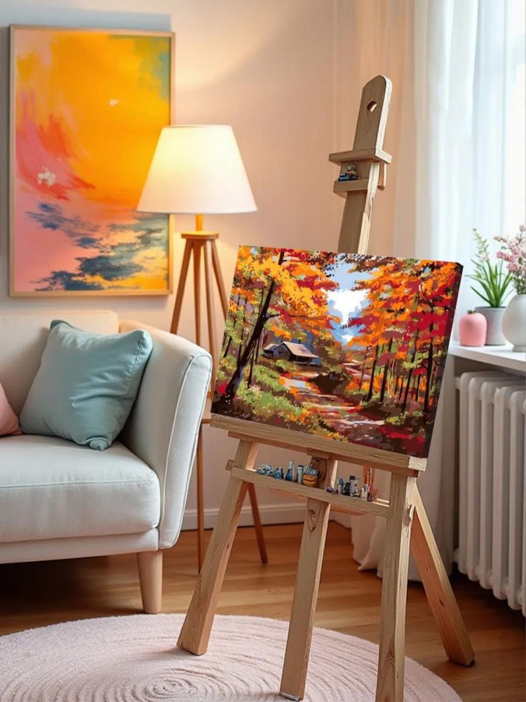 Картина по номерам «Осенние краски» — картинка 9