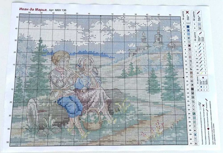 Набор для вышивания «Иван да Марья» — картинка 4