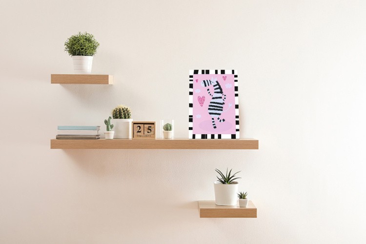 Алмазная вышивка «Мини-картинка. Влюбленная зебра» — картинка 3