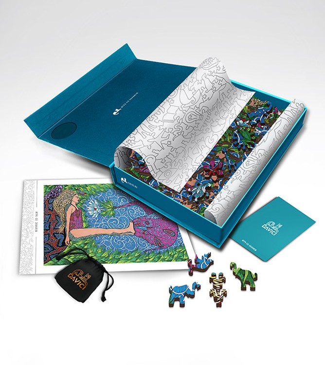 Деревянные пазлы DAVICI «Делиться радостью» — картинка 11