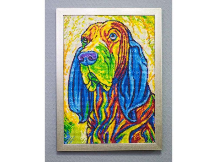 Алмазная вышивка «Бассет хаунд» — картинка 4