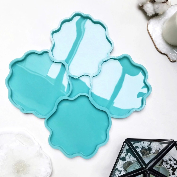 Силиконовый молд в виде среза камня puzzle Geode, модель№8, Craftsmen.store — картинка 3