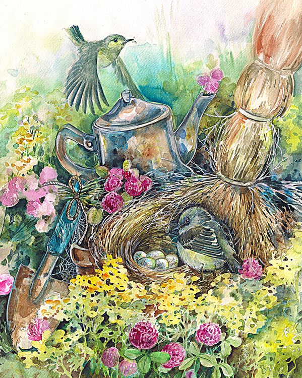 Алмазная вышивка «Лесные трели» — картинка 2