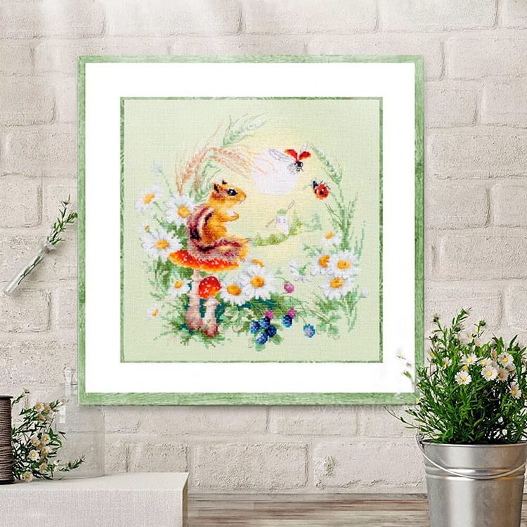 Набор для вышивания «Живые истории. Бурундучок» — картинка 10