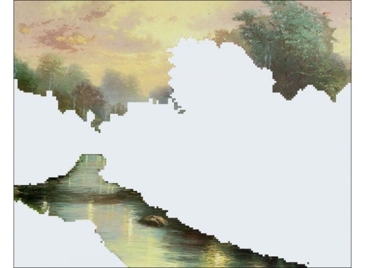 Алмазная вышивка «Цветущий городок» — картинка 2