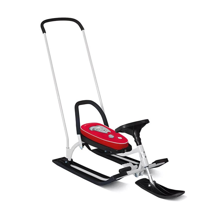 Снегокат детский 140 GO GO Fantasy cat с ручкой — картинка 6