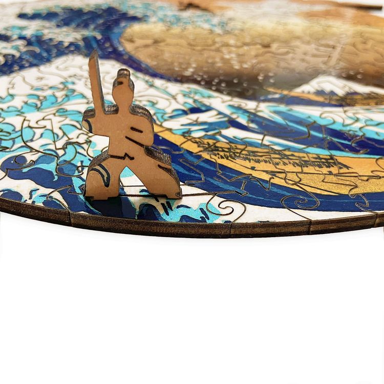 Деревянные пазлы Woodzle «Большая волна в Канагаве» (S) — картинка 3