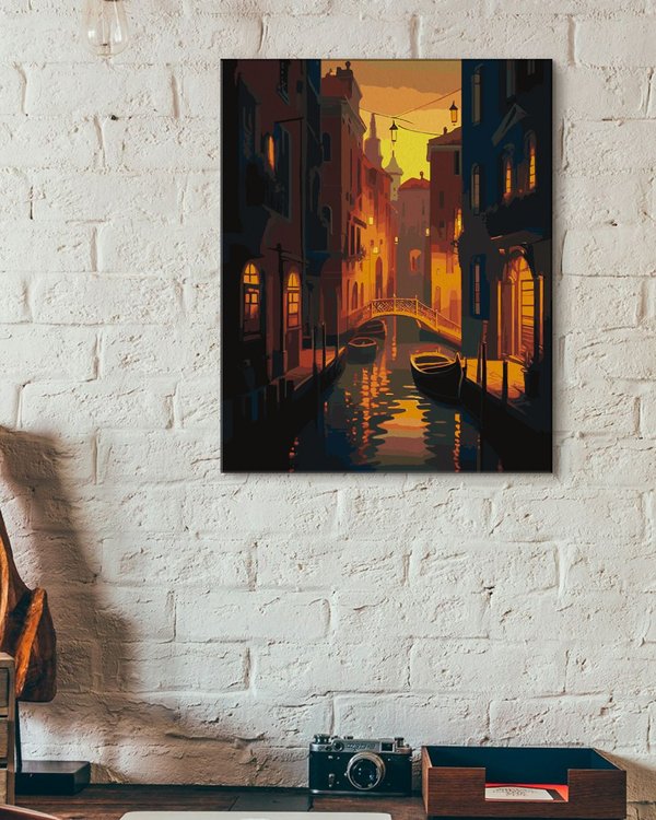 Картина по номерам «Рассветное утро в Венеции» — картинка 3