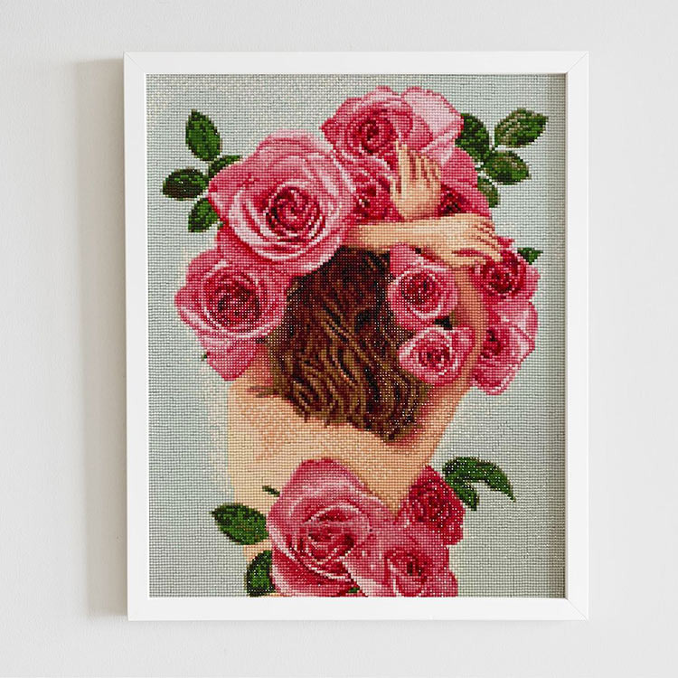 Алмазная вышивка «Цветочная нежность» — картинка 3