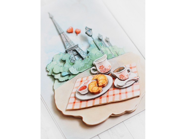 Папертоль «Завтрак в Париже» — картинка 3