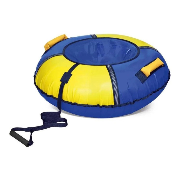 Детская зимняя ватрушка тюбинг для катания 70 см — картинка 11