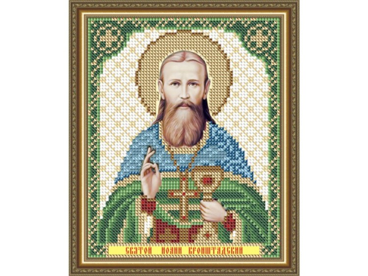 Рисунок на ткани «Святой  Иоанн Кронштадский»
