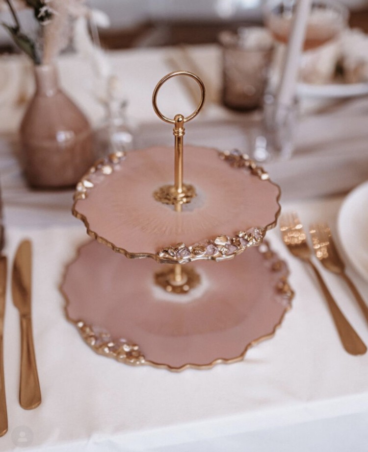 Силиконовый молд - Заготовка для фруктовницы круглая, набор — картинка 6