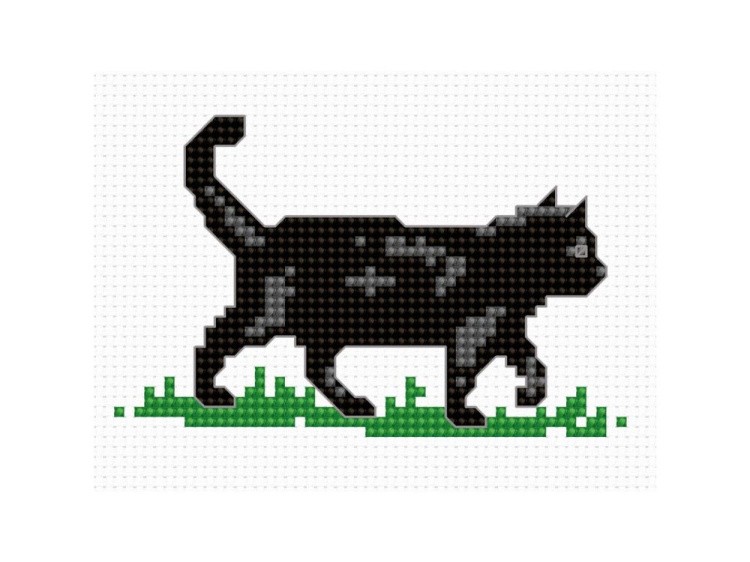 Набор для вышивания «Чёрный кот»