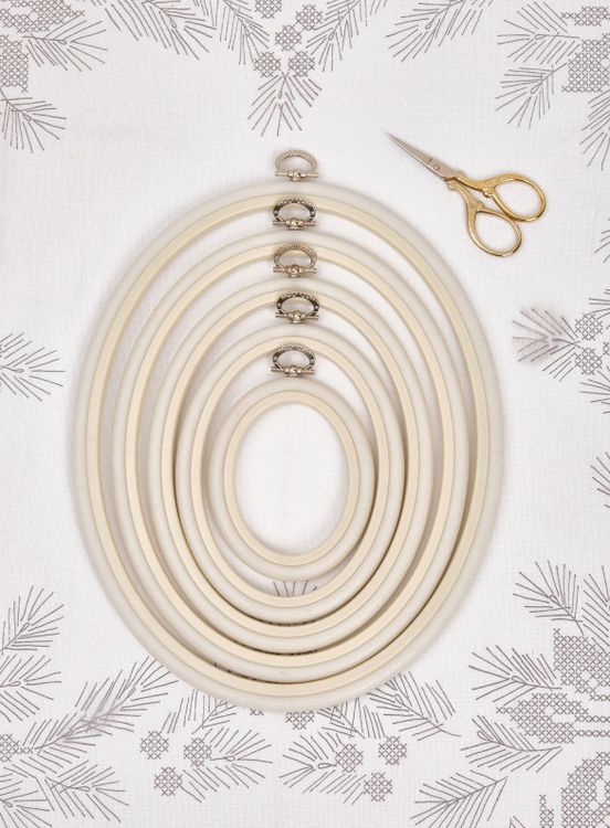 Пяльцы-рамка каучуковые овальные диаметр 155х190 мм, h=10, Nurge — картинка 4