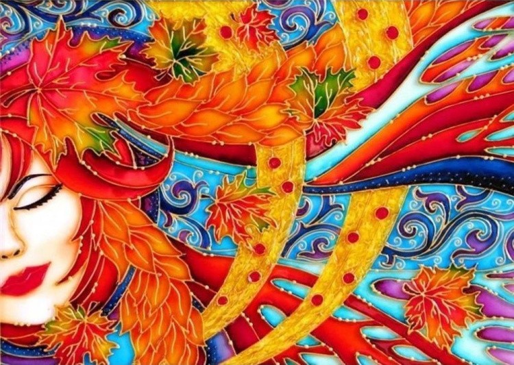 Алмазная вышивка «Осенние узоры» — картинка 2