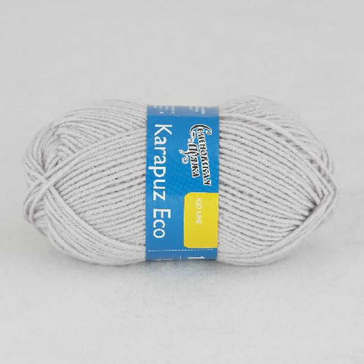 Пряжа Семеновская Karapuz Eco (1130), ангора 5 шт. по 50 г — картинка 2