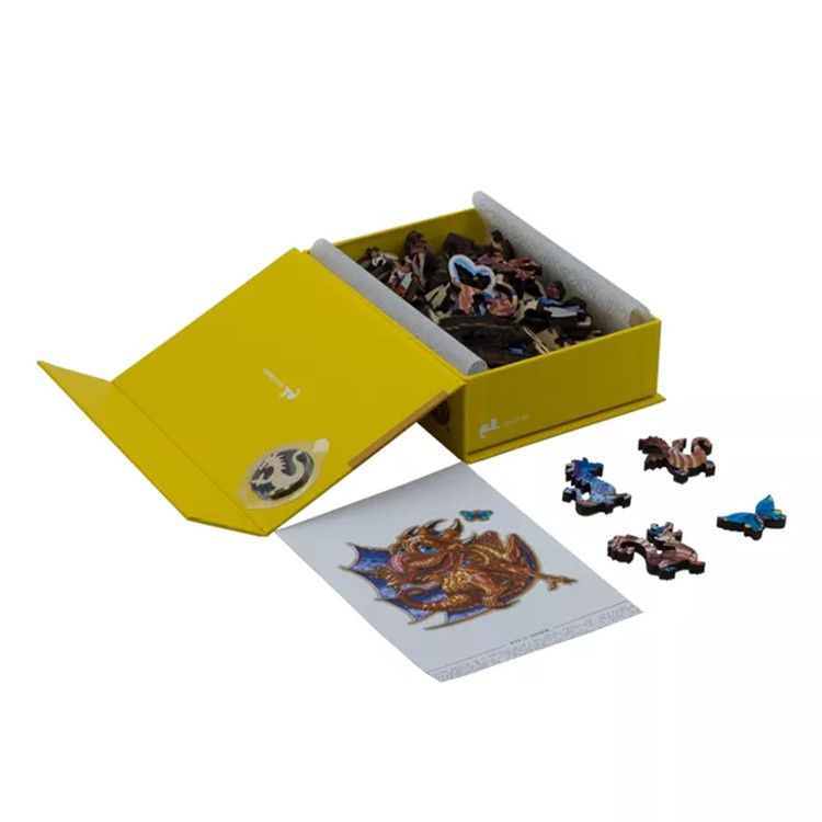 Деревянные пазлы DAVICI «Дракон и бабочка» — картинка 6