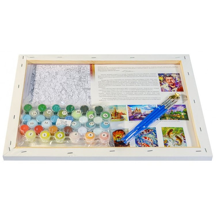 Картина по номерам «Русское подворье» — картинка 3