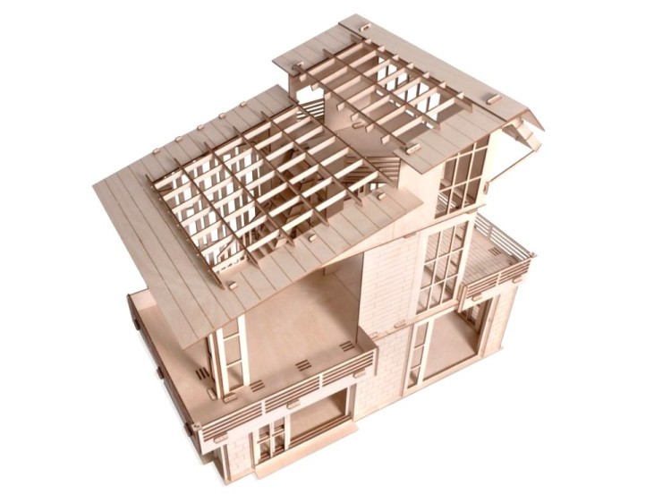 Конструктор деревянный «Кукольный дом», Lemmo — картинка 7