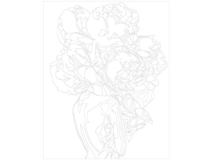 Картина по номерам «Скромный букет» — картинка 3