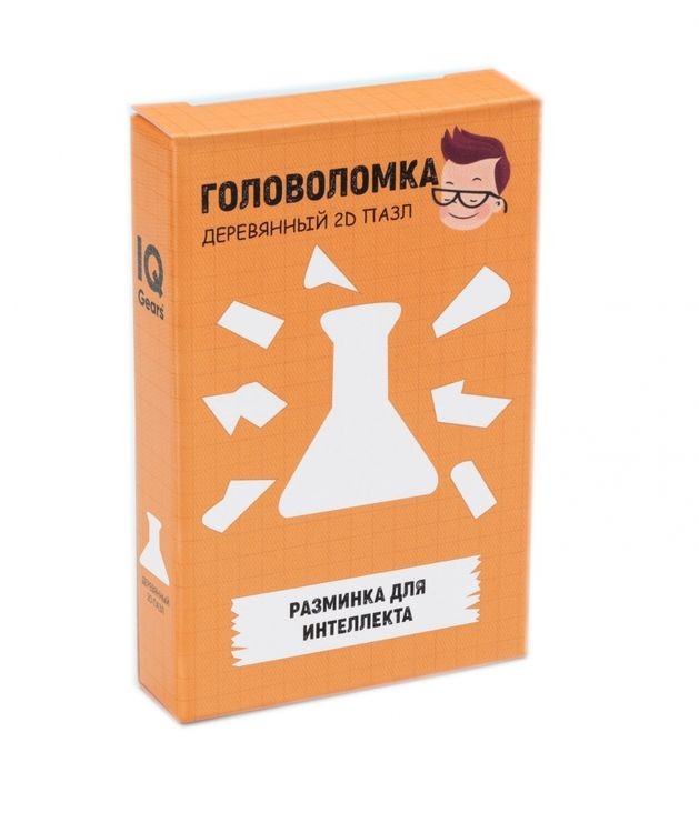 Головоломка деревянная Колба, 7 элементов — картинка 2