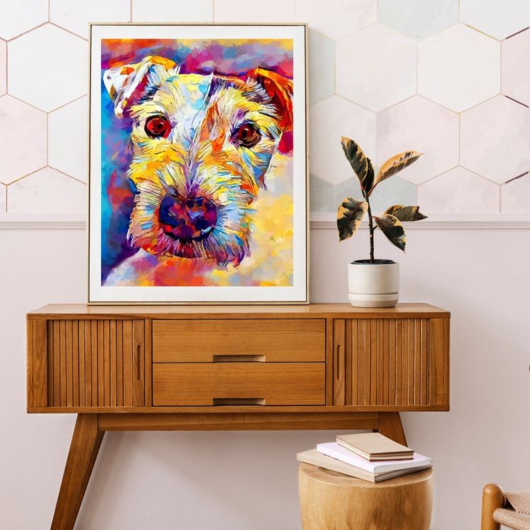 Картина по номерам «Терьер Джек Рассел» — картинка 4