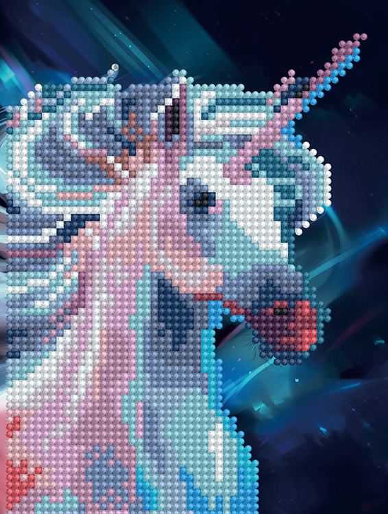 Алмазная вышивка-открытка «Сказочный единорог» — картинка 2