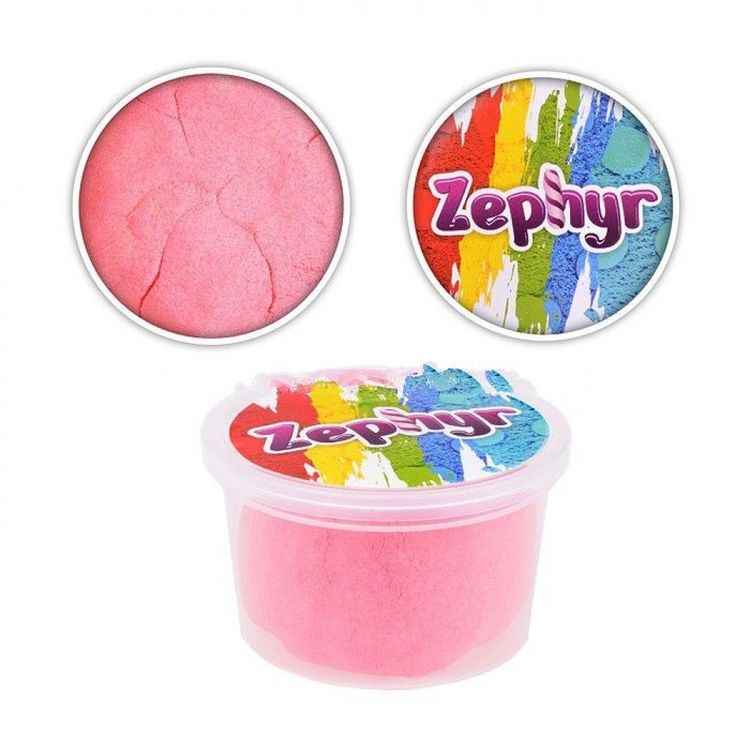 Кинетический пластилин Zephyr Шоу-Бокс - 8 банок из четырех цветов — картинка 4
