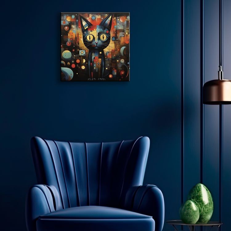 Картина по номерам с поталью «Мир цветов и форм» — картинка 4