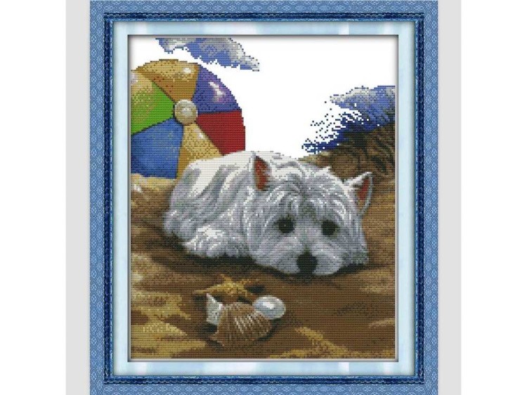 Набор для вышивания «Охота на пляже» — картинка 2