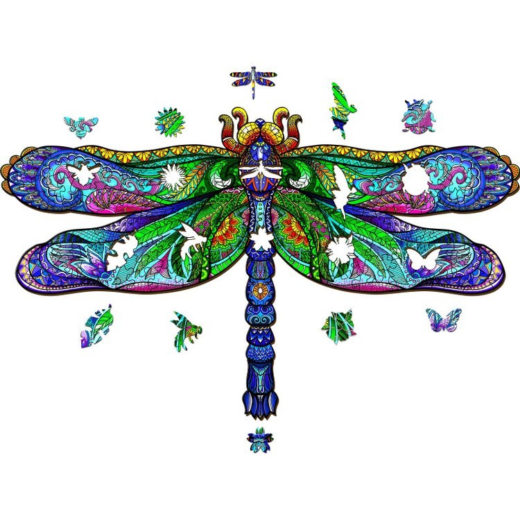 Деревянные пазлы «Стремительная Стрекоза S», Woodbests — картинка 2