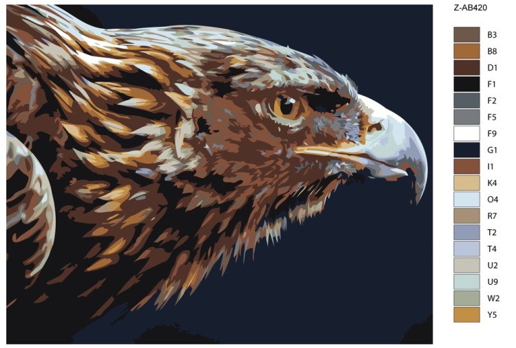 Картина по номерам «Коршун» — картинка 2