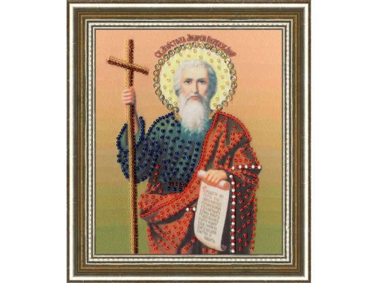 Набор вышивки бисером «Икона Святого Апостола Андрея Первозванного» — картинка 2