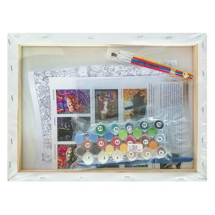 Картина по номерам «Рождественские подарки» — картинка 3