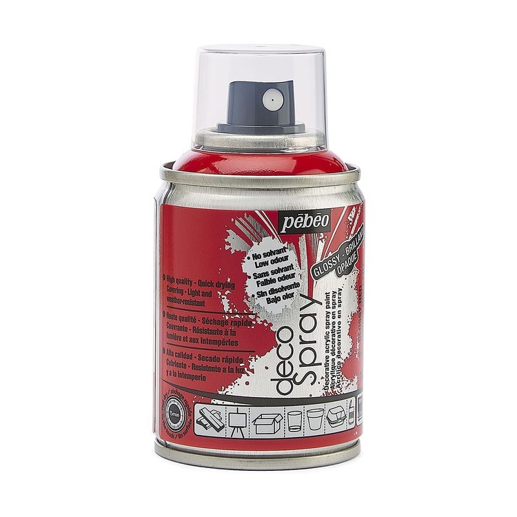 Краска на водной основе decoSpray, 093742 Красный глянцевый — картинка 4