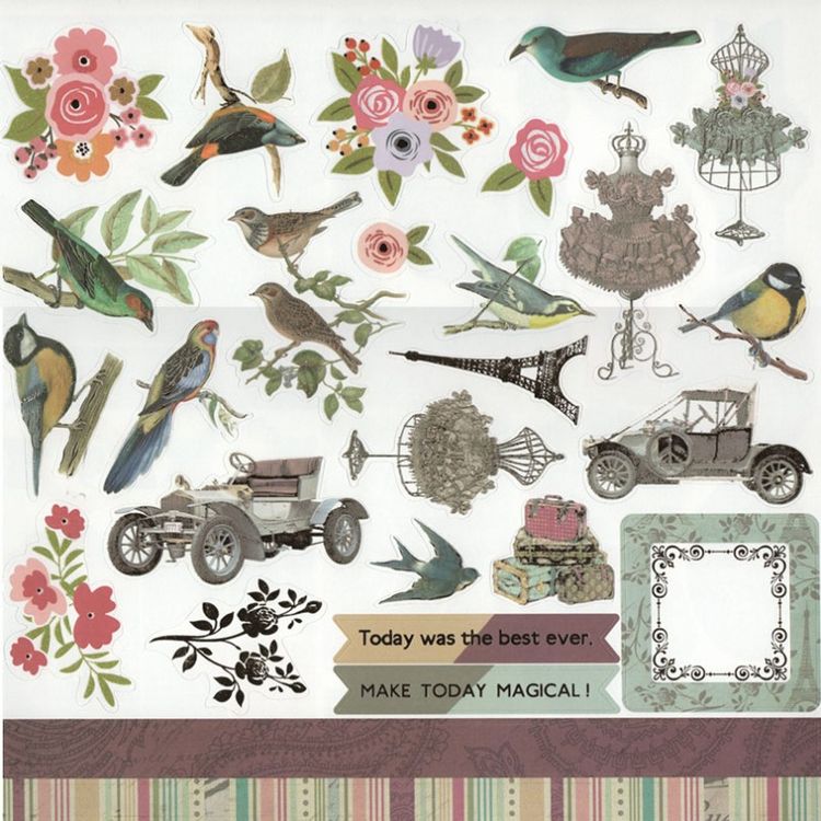 Набор бумаги для скрапбукинга «Модерн» 30,5x30,5 см — картинка 4