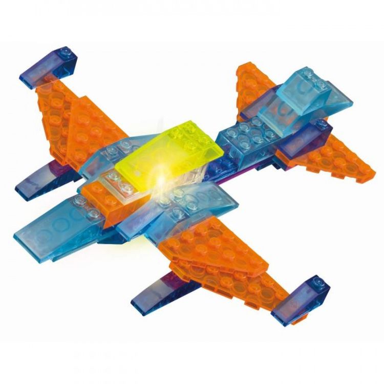 Светящийся конструктор CRYSTALAND «Космический самолет 4 в 1» — картинка 2