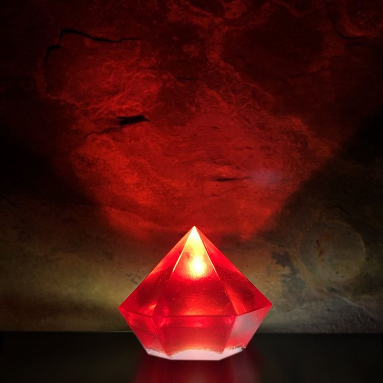 Прозрачный тонер для эпоксидной смолы теплый красный, 10мл — картинка 5