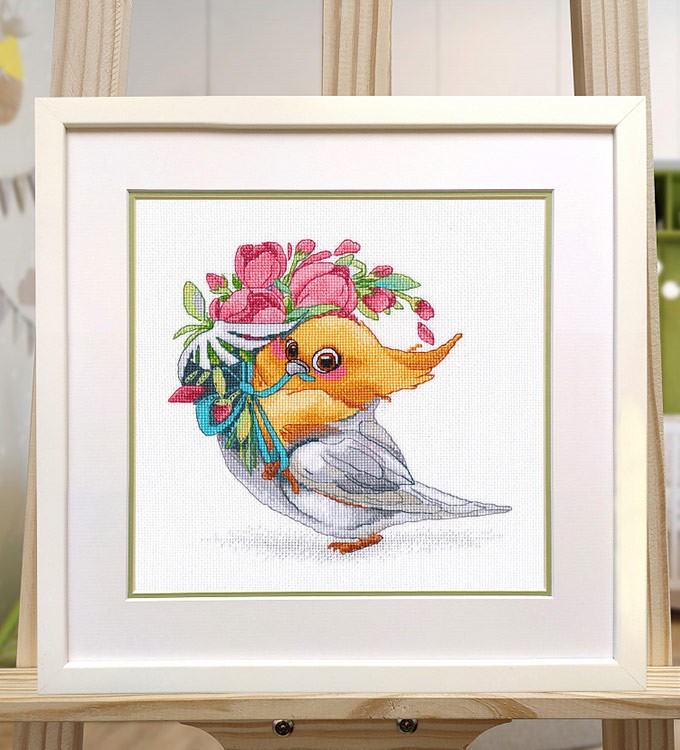 Набор для вышивания «Пернатый джентльмен» — картинка 2
