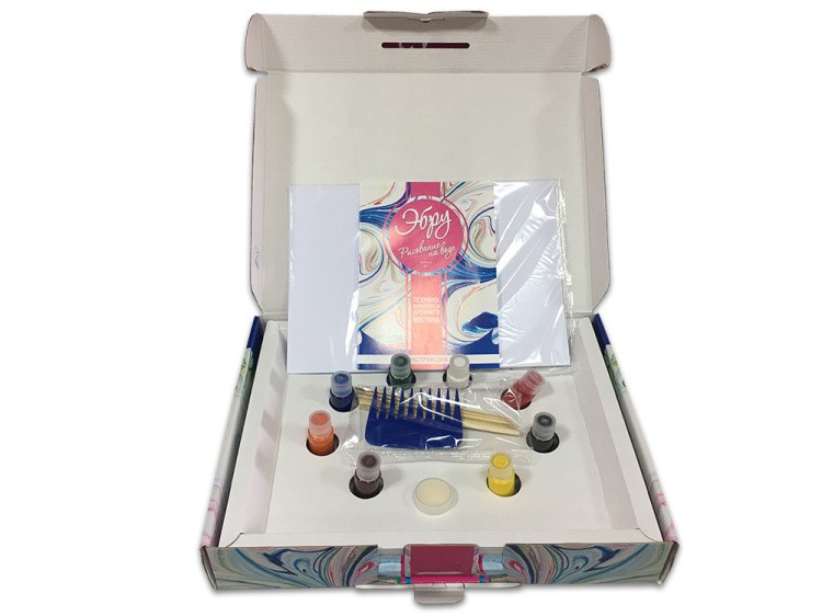 Набор для эбру, 8 цветов, Master IQ²​ — картинка 2