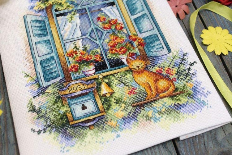 Набор для вышивания «В ожидании новостей» — картинка 4